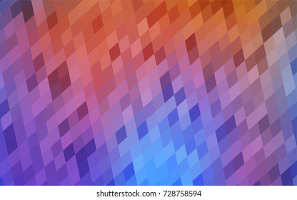 Light Blue, Yellow vector polygonal illustration, which consist of rectangles. Rectangular pattern for your business design. Geometric background in Origami style with gradient. 