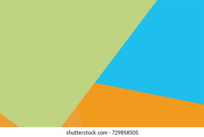Light Blue, Yellow vector polygonal illustration consisting of rectangles. Rectangular design for your business. Creative geometric background in origami style with gradient.