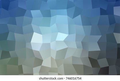 Light Blue, Yellow vector polygonal illustration consisting of rectangles. Rectangular design for your business. Creative geometric background in origami style with gradient.