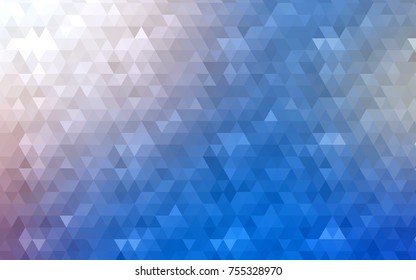Light Blue, Yellow vector polygonal pattern. Modern geometrical abstract illustration with gradient. The completely new template can be used for your brand book.