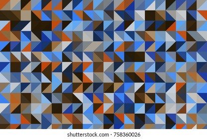 Light Blue, Yellow vector polygonal pattern. Shining colored illustration in a brand-new style. A new texture for your design.