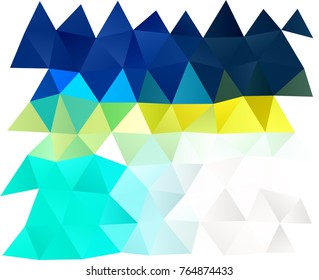 Light Blue, Yellow vector polygonal template. A completely new color illustration in a vague style. A new texture for your design.