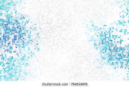 Light Blue, Yellow vector polygonal illustration, which consist of rectangles. Rectangular pattern for your business design. Geometric background in Origami style with gradient. 