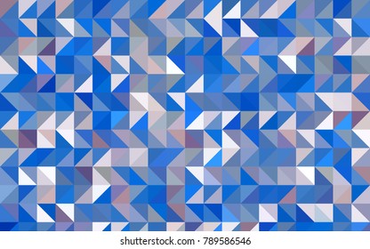 Light Blue, Yellow vector polygonal background. A vague abstract illustration with gradient. The best triangular design for your business.