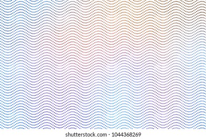 Light Blue, Yellow vector red pattern of geometric circles, shapes. Colorful mosaic banner. Geometric background with colored disks.