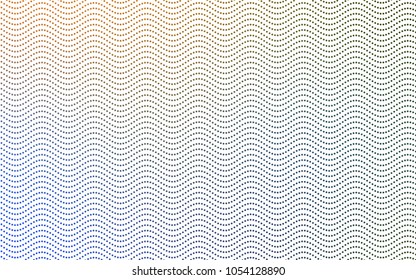 Light Blue, Yellow vector red pattern of geometric circles, shapes. Colorful mosaic banner. Geometric background with colored disks.