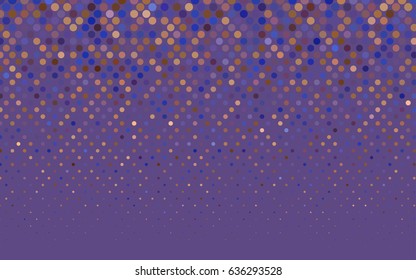 Light Blue, Yellow vector red pattern of geometric circles, shapes. Colorful mosaic banner. Geometric background with colored disks.