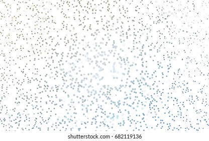 Light Blue, Yellow vector red pattern of geometric circles, shapes. Colorful mosaic banner. Geometric background with colored disks.
