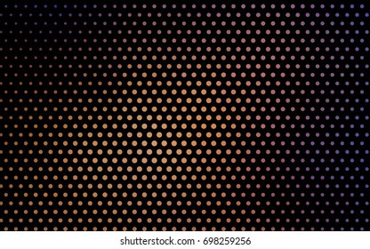 Light Blue, Yellow vector red pattern of geometric circles, shapes. Colorful mosaic banner. Geometric background with colored disks.