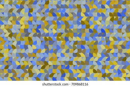 Light Blue, Yellow vector red pattern of geometric circles, shapes. Colorful mosaic banner. Geometric background with colored disks.