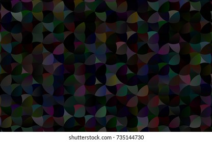Light Blue, Yellow vector red pattern of geometric circles, shapes. Colorful mosaic banner. Geometric background with colored disks.
