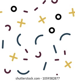 Light Blue, Yellow vector seamless background with lines, ovals. Seamless Illustration with set of abstact gradient lines. Trendy design for wallpaper, fabric makers.