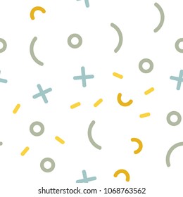 Light Blue, Yellow vector seamless template with geometric lines. Illustration with repetition of lines on white background. Pattern for design of window blinds, curtains.