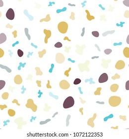 Light Blue, Yellow vector seamless template with abstract circles. Colorful abstract illustration with gradient lines. New composition for your brand book.