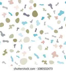 Light Blue, Yellow vector seamless background with lamp shapes. An elegant bright illustration with gradient. Marble style for your business design.