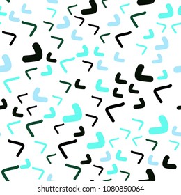 Light Blue, Yellow vector seamless  pattern with liquid shapes. A completely new color illustration in marble style. Brand-new design for your ads, poster, banner.