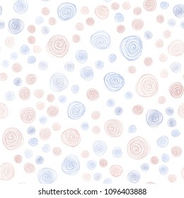 Light Blue, Yellow vector seamless doodle bright layout. Creative illustration in blurred style with flowers. Pattern for heads of websites and designs.
