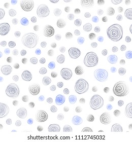 Light Blue, Yellow vector seamless natural elegant template. Brand-new colored illustration in blurry style with flowers. Elegant pattern for a brand book.