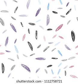 Light Blue, Yellow vector seamless cover with spots. Glitter abstract illustration with blurred drops of rain. Beautiful design for your business advert.