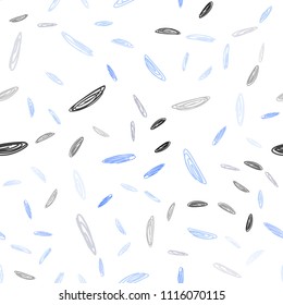 Light Blue, Yellow vector seamless template with circles. Abstract illustration with colored bubbles in nature style. New design for ad, poster, banner of your website.