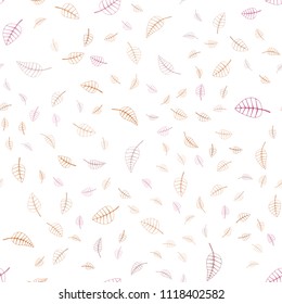 Light Blue, Yellow vector seamless  abstract doodle pattern. Blurred decorative design in Indian style with leaves. Pattern for heads of websites and designs.