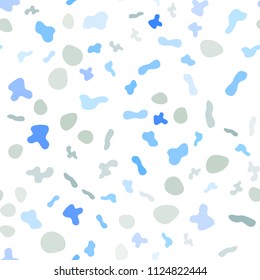 Light Blue, Yellow vector seamless background with lamp shapes. Creative geometric illustration in marble style with gradient. Marble design for your web site.