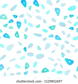 Light Blue, Yellow vector seamless backdrop with lines, circles. Beautiful illustration with circles, triangles in nature style. Pattern for busines ad, booklets, leaflets