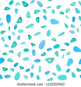 Light Blue, Yellow vector seamless backdrop with lines, circles. Circles, lines on abstract background with colorful gradient. Smart design for your business advert.
