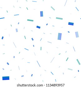 Light Blue, Yellow vector seamless pattern in square style. Rectangles on abstract background with colorful gradient. Best design for your ad, poster, banner.