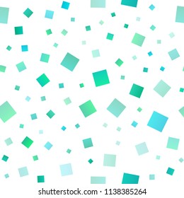 Light Blue, Yellow vector seamless backdrop with rectangles, squares. Glitter abstract illustration with rectangular shapes. Pattern for busines ad, booklets, leaflets