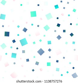 Light Blue, Yellow vector seamless background with rectangles. Beautiful illustration with rectangles and squares. Pattern for busines ad, booklets, leaflets