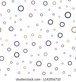 Light Blue, Yellow vector seamless template with circles. Illustration with set of shining colorful abstract circles. Beautiful design for your business advert.