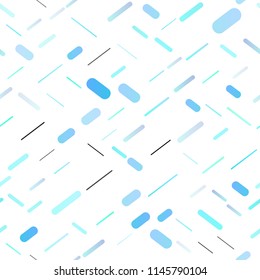 Light Blue, Yellow vector seamless texture with colored lines. Blurred decorative design in simple style with lines. The pattern can be used as ads, poster, banner for commercial.