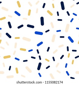 Light Blue, Yellow vector seamless layout with flat lines. Modern geometrical abstract illustration with Lines. Pattern for ads, posters, banners.
