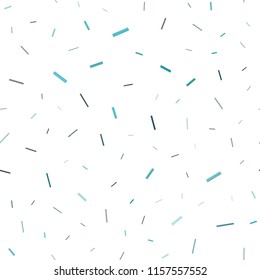 Light Blue, Yellow vector seamless cover with long lines. Glitter abstract illustration with colored sticks. The pattern can be used for websites.
