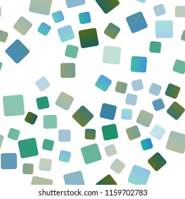 Light Blue, Yellow vector seamless background with rectangles. Glitter abstract illustration with rectangular shapes. Smart design for your business advert.