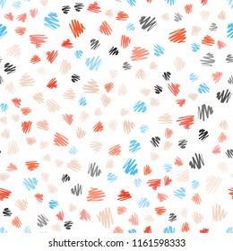 Light Blue, Yellow vector seamless cover with stright stripes. Blurred decorative design in simple style with lines. Pattern for your busines websites.