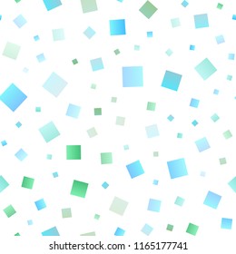 Light Blue, Yellow vector seamless layout with lines, rectangles. Illustration with set of colorful rectangles. Pattern for busines ad, booklets, leaflets
