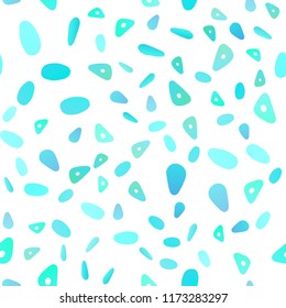 Light Blue, Yellow vector seamless background with triangles, circles. Beautiful illustration with circles, triangles in nature style. Smart design for your business advert.