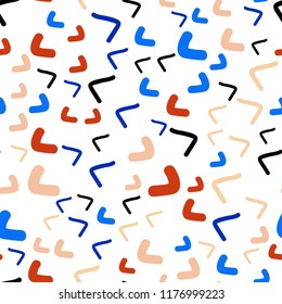 Light Blue, Yellow vector seamless  background with liquid shapes. Colorful abstract illustration with gradient lines. Pattern for your business design.