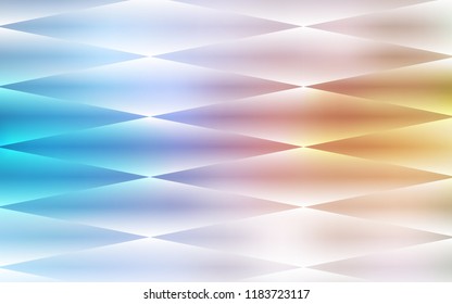 Light Blue, Yellow vector seamless cover in polygonal style. Illustration with set of colorful rectangles. Design for textile, fabric, wallpapers.