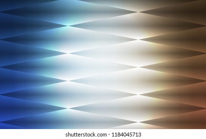 Light Blue, Yellow vector seamless background with rectangles. Decorative design in abstract style with rectangles. Trendy design for wallpaper, fabric makers.