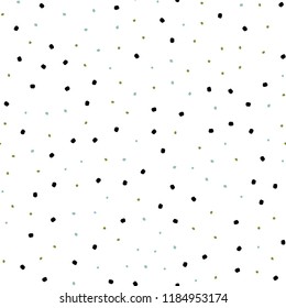 Light Blue, Yellow vector seamless background with bubbles. Glitter abstract illustration with blurred drops of rain. Pattern for design of window blinds, curtains.
