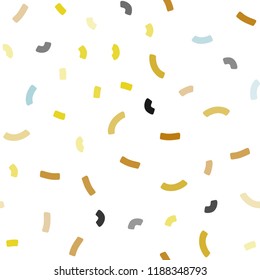 Light Blue, Yellow vector seamless background with liquid shapes. Creative illustration in halftone marble style with gradient. Marble style for your business design.