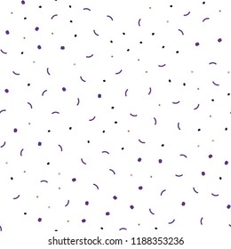 Light Blue, Yellow vector seamless background with bubbles, lines. Decorative design in abstract style with triangle structure. Template for business cards, websites.