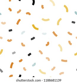 Light Blue, Yellow vector seamless template with abstract circles. A vague circumflex abstract illustration with gradient. Marble style for your business design.
