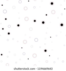 Light Blue, Yellow vector seamless cover with spots. Modern abstract illustration with colorful water drops. Pattern for design of fabric, wallpapers.