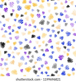 Light Blue, Yellow vector seamless background with straight lines. Modern geometrical abstract illustration with Lines. Pattern for ads, posters, banners.