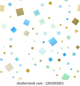Light Blue, Yellow vector seamless background with rectangles. Abstract gradient illustration with rectangles. Smart design for your business advert.