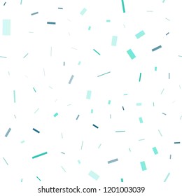 Light Blue, Yellow vector seamless pattern in square style. Rectangles on abstract background with colorful gradient. Smart design for your business advert.